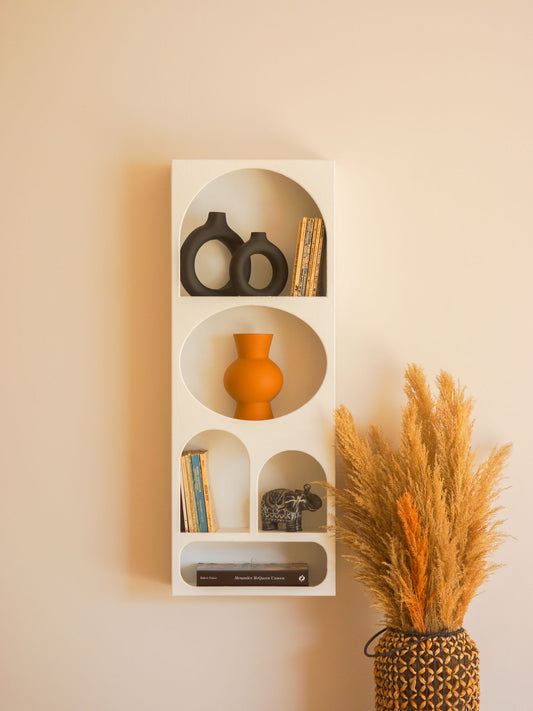 Alçı Görünümlü Duvar Rafı/Niş.