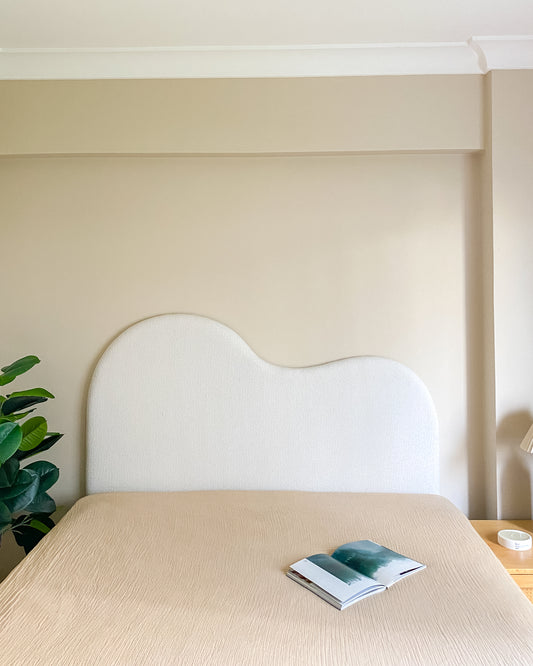 Bukle Kumaş Yatak Başlığı.