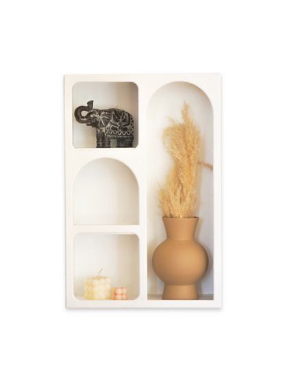 Alçı Görünümlü  Duvar Rafı/Niş.