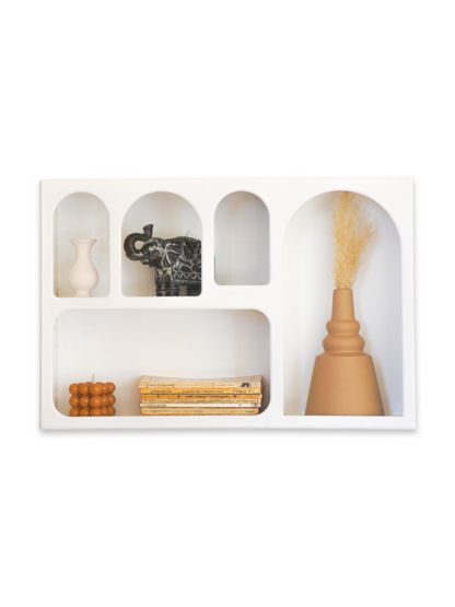 Alçı Görünümlü  Duvar Rafı/Niş.