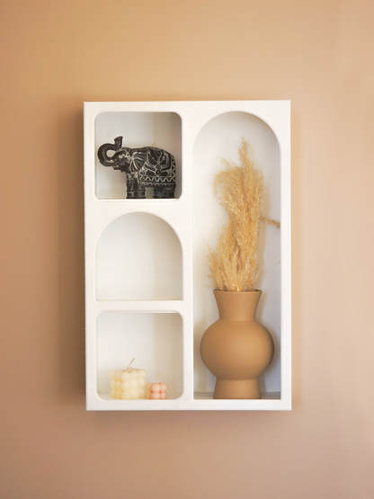 Alçı Görünümlü  Duvar Rafı/Niş.