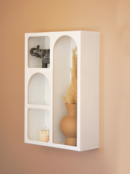 Alçı Görünümlü  Duvar Rafı/Niş.