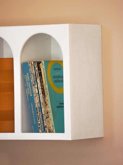 Alçı Görünümlü  Duvar Rafı/Niş.