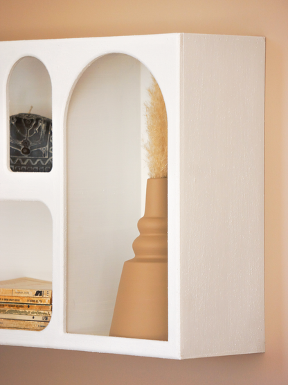 Alçı Görünümlü  Duvar Rafı/Niş.