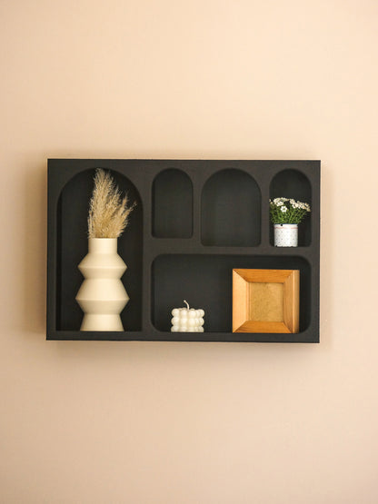 Alçı Görünümlü  Duvar Rafı/Niş.