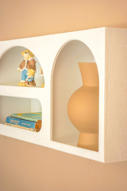 Alçı Görünümlü  Duvar Rafı/Niş.