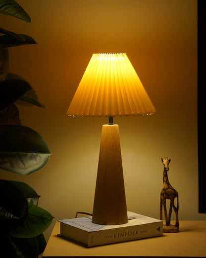 Pienza Ahşap Abajur.