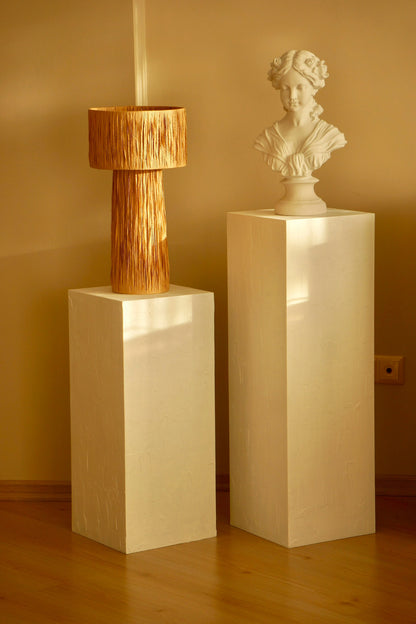 Alçı Görünümlü Beyaz Sütun.