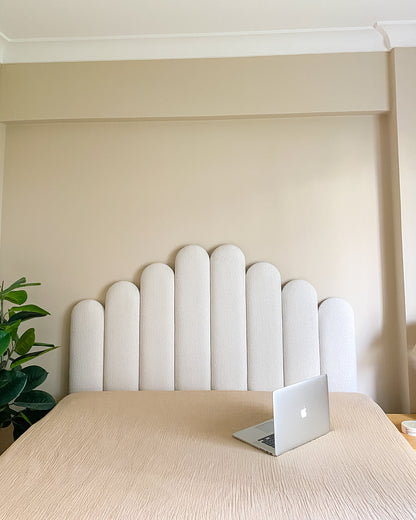 Bukle Kumaş Yatak Başlığı.