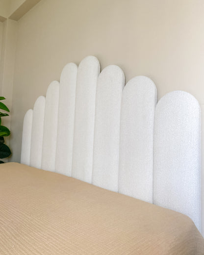 Bukle Kumaş Yatak Başlığı.