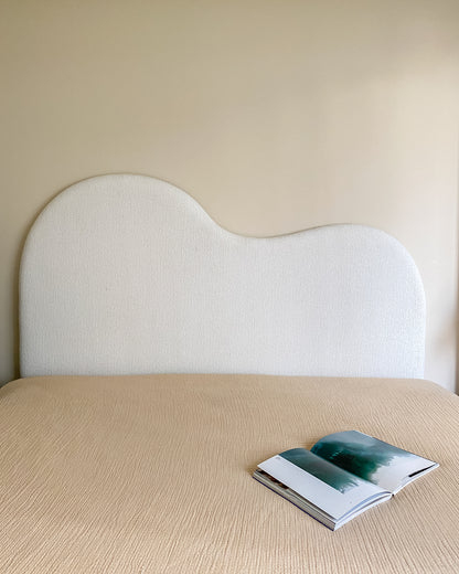 Bukle Kumaş Yatak Başlığı.